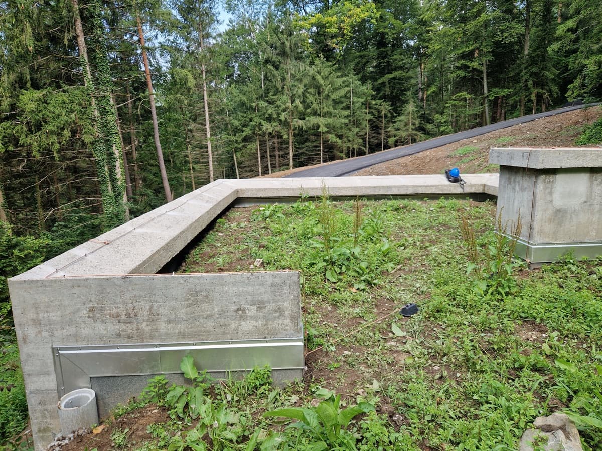 Wasserreservoir Kopfholz, Gemeinde Langnau am Albis